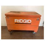 Ridgid Metal Tool Storage Chest on Wheels