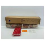 Camp Bench with Red Canvas Bag