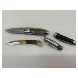 Four Folding Knives