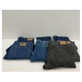 Seven Pairs of Assorted Men's Size Denim Jeans