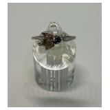 Sterling Silver and Black Hills Gold Ring