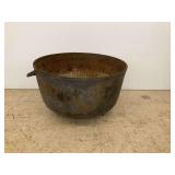 Large Cast Iron Cauldron with Feet