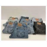 Seven Pairs of Levi Strauss and Company 505 Jeans, Size 36x32