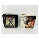 Two Elvis Presley Themed Items … Legends Jigsaw Puzzle and Checkers Tic Tac Toe Game