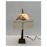 Floral Shade Table Lamp…Works