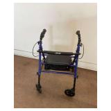 Drive RTL10261BL Blue Wheeled Walker with Seat
