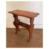 Wooden Bookshelf Table