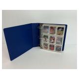 Baseball Trading Card Group with Binder