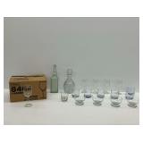 Glass Decanters, Libby Stemware, and Other Glassware