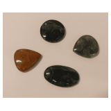 Four Polished Cabochons