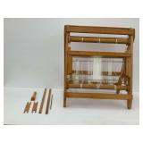 Wooden Weaving Loom with Accessories