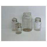 Four Canning Jars