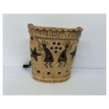 Ceramic Southwestern Style Electric Lamp...may need new bulb