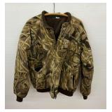 Ducks Unlimited Camouflage Jacket, Size Large