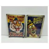 Two Contemporary Ringling Brothers and Barnum Bailey Circus Signs