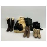 Six Pairs of Ladies' Size Boots
