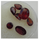Faceted Garnet Gemstones....3.35 carats