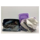 Two Containers of Fabric