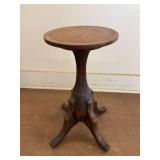 Round Wooden Pedestal Table