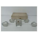 Vintage Cambridge Smoking Set with Original Box