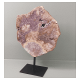 Pink Amethyst Specimen with Display Stand