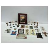 Devotional Items Including Framed Thomas Kinkade Art