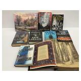 Group of Hardcover Books and Magazines