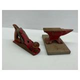 Sears Plane and Miniature Anvil