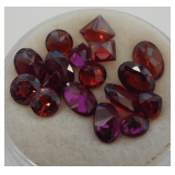 Faceted Pyrope Garnets Gemstones..7.40 carats