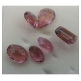 Elbaite Faceted Gemstones....2.15 carats