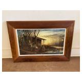 Framed Terry Redlin Print…'Morning Retreat'