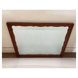 Wall Mirror with Wooden Frame