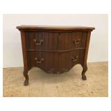 Serpentine Lowboy Dresser