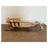 Royal Racer Wooden Sled with Metal Frame