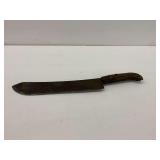 Metal Machete with Wooden Handle