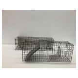 Two Metal Animal Traps