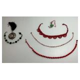 Beaded Necklaces and Other Jewelry
