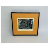San Francisco Lombard Street Painting with Wooden Frame