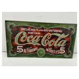 Coca-Cola Metal Sign