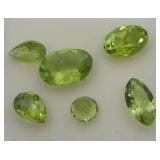 Peridot Faceted Gemstones...4.05 carats