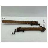 2 Wooden Bar Clamps