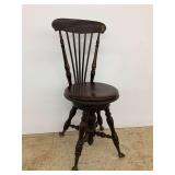 Antique Piano Chair...see description