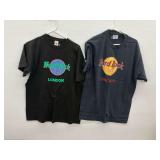 Two Hard Rock Cafe T-Shirts... London and Chicago