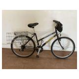 Schwinn High Plains Bicycle with Wire Baskets