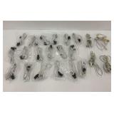 Group of Christmas Village Light Cords …Working