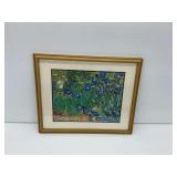 Framed Reproduction of Irises by Vincent van Gogh