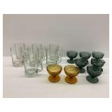 Glassware Group: Mugs and Sherbets