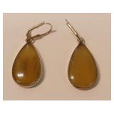 Pair of Agate Dangle Earrings