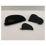 3 Black Soft Gun Cases