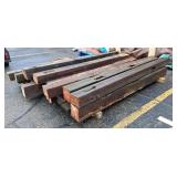 100+ Year Old Wooden Barn Beam Group